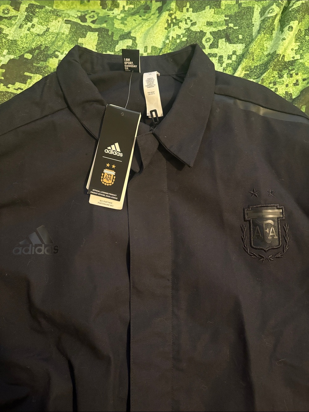 Adidas Argentina National Soccer Team Bomber Jacket World Cup